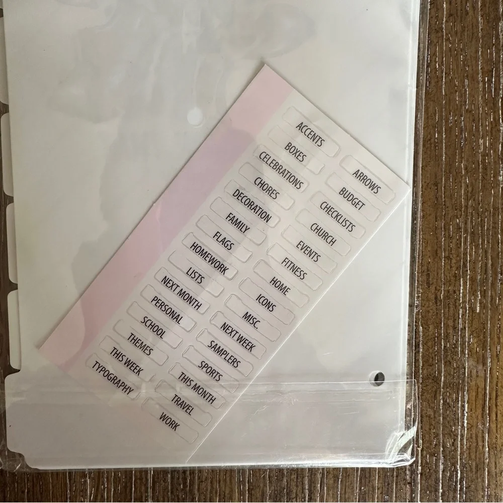 Krissyanne Designs Binder Planner inserts - bundle 5 pack